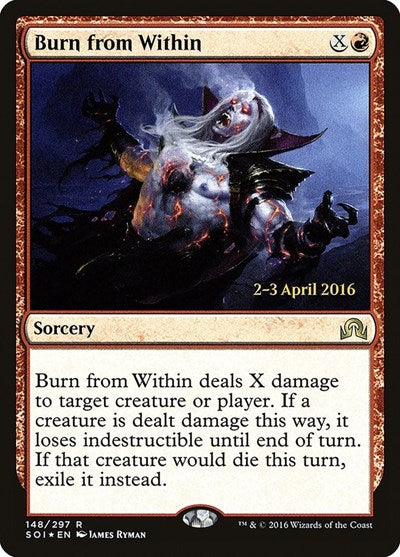 Burn from Within [Shadows over Innistrad Promos] | Exor Games Dartmouth