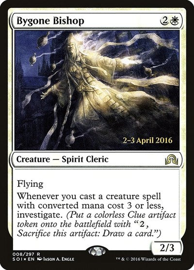 Bygone Bishop [Shadows over Innistrad Promos] | Exor Games Dartmouth