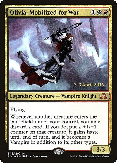 Olivia, Mobilized for War [Shadows over Innistrad Promos] | Exor Games Dartmouth