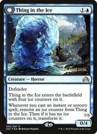 Thing in the Ice // Awoken Horror [Shadows over Innistrad Promos] | Exor Games Dartmouth