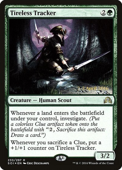 Tireless Tracker [Shadows over Innistrad Promos] | Exor Games Dartmouth
