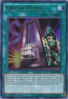 Card of Demise [MIL1-EN014] Ultra Rare | Exor Games Dartmouth