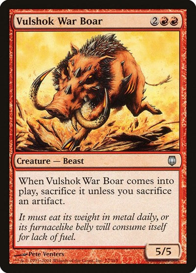 Vulshok War Boar [Darksteel] | Exor Games Dartmouth
