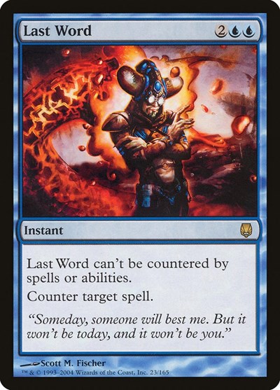 Last Word [Darksteel] | Exor Games Dartmouth