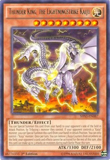 Thunder King, the Lightningstrike Kaiju [SHVI-EN087] Rare | Exor Games Dartmouth