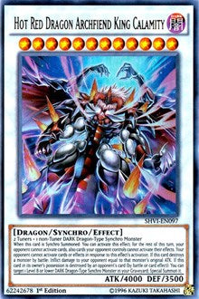 Hot Red Dragon Archfiend King Calamity [SHVI-EN097] Ultra Rare | Exor Games Dartmouth