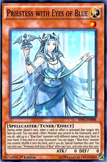 Priestess with Eyes of Blue [SHVI-EN098] Super Rare | Exor Games Dartmouth