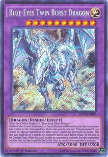 Blue-Eyes Twin Burst Dragon [SHVI-EN099] Secret Rare | Exor Games Dartmouth