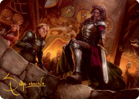 Veteran Dungeoneer Art Card (Gold-Stamped Signature) [Dungeons & Dragons: Adventures in the Forgotten Realms Art Series] | Exor Games Dartmouth