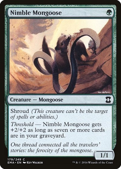 Nimble Mongoose [Eternal Masters] | Exor Games Dartmouth