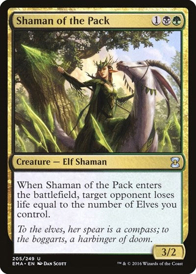 Shaman of the Pack [Eternal Masters] | Exor Games Dartmouth