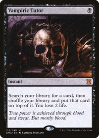 Vampiric Tutor [Eternal Masters] | Exor Games Dartmouth