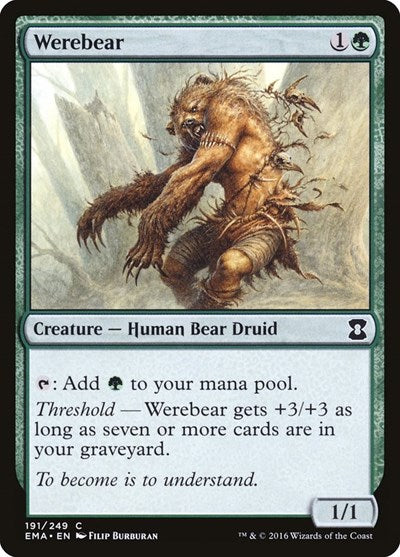 Werebear [Eternal Masters] | Exor Games Dartmouth