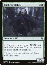 Timberwatch Elf [Eternal Masters] | Exor Games Dartmouth