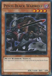 Pitch-Black Warwolf [YS16-EN018] Common | Exor Games Dartmouth