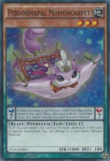 Performapal Momoncarpet [YS16-EN004] Super Rare | Exor Games Dartmouth