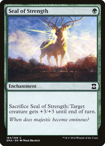 Seal of Strength [Eternal Masters] | Exor Games Dartmouth