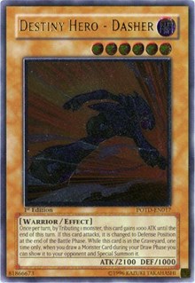 Destiny Hero - Dasher (UTR) [POTD-EN017] Ultimate Rare | Exor Games Dartmouth