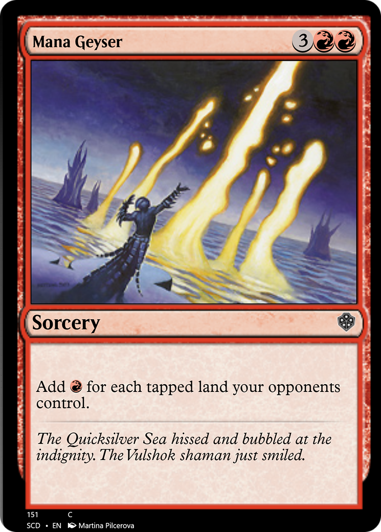 Mana Geyser [Starter Commander Decks] | Exor Games Dartmouth