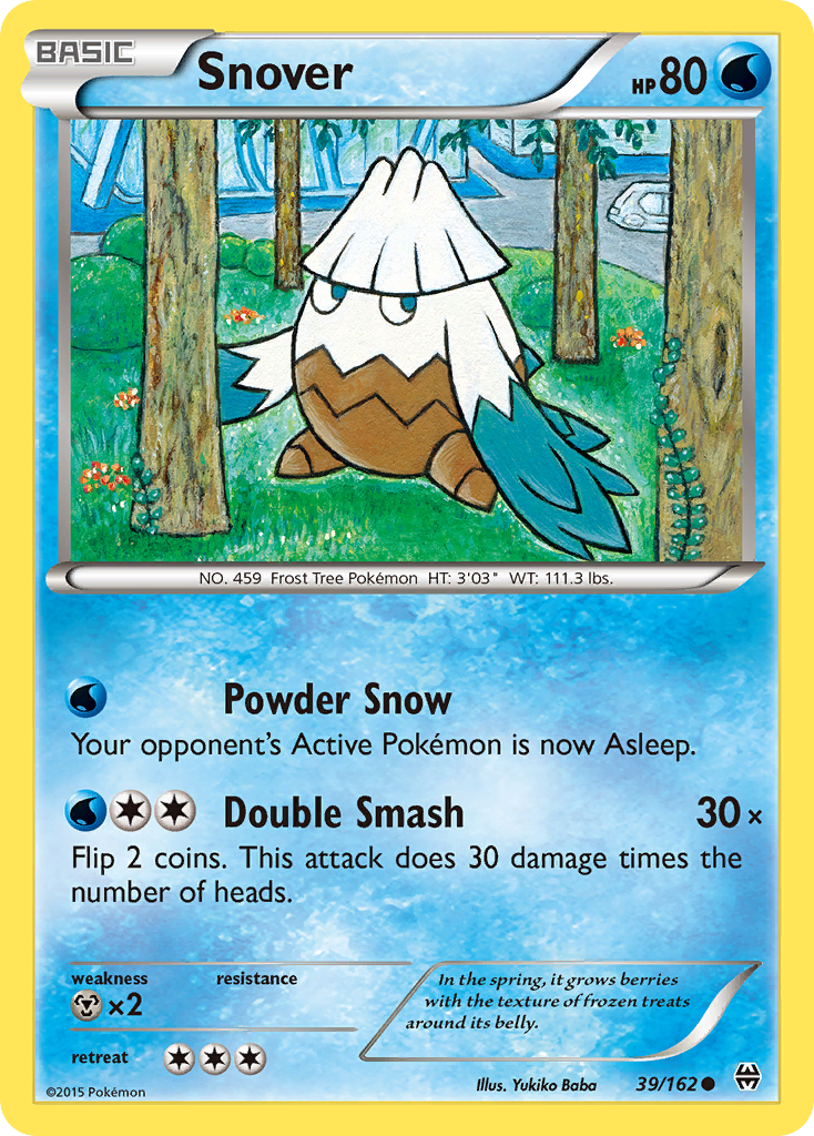 Snover (39/162) [XY: BREAKthrough] | Exor Games Dartmouth