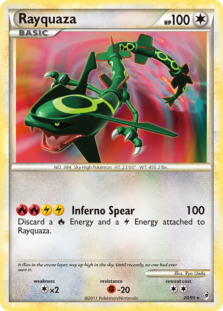 Rayquaza (20/95) [HeartGold & SoulSilver: Call of Legends] | Exor Games Dartmouth