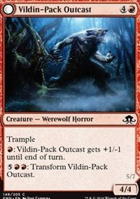 Vildin-Pack Outcast // Dronepack Kindred [Eldritch Moon] | Exor Games Dartmouth