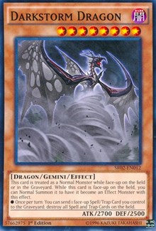 Darkstorm Dragon [SR02-EN012] Common | Exor Games Dartmouth