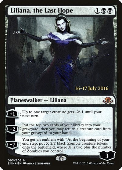 Liliana, the Last Hope [Eldritch Moon Promos] | Exor Games Dartmouth