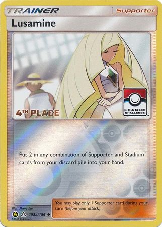 Lusamine (153a/156) (League Challenge Alt Art 4th Place) [Sun & Moon: Ultra Prism] | Exor Games Dartmouth