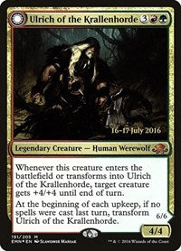 Ulrich of the Krallenhorde // Ulrich, Uncontested Alpha [Eldritch Moon Promos] | Exor Games Dartmouth