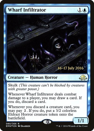 Wharf Infiltrator [Eldritch Moon Promos] | Exor Games Dartmouth