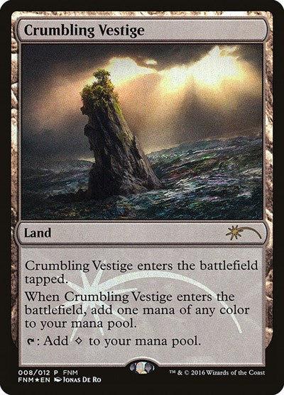 Crumbling Vestige [Friday Night Magic 2016] | Exor Games Dartmouth