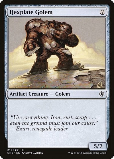 Hexplate Golem [Conspiracy: Take the Crown] | Exor Games Dartmouth