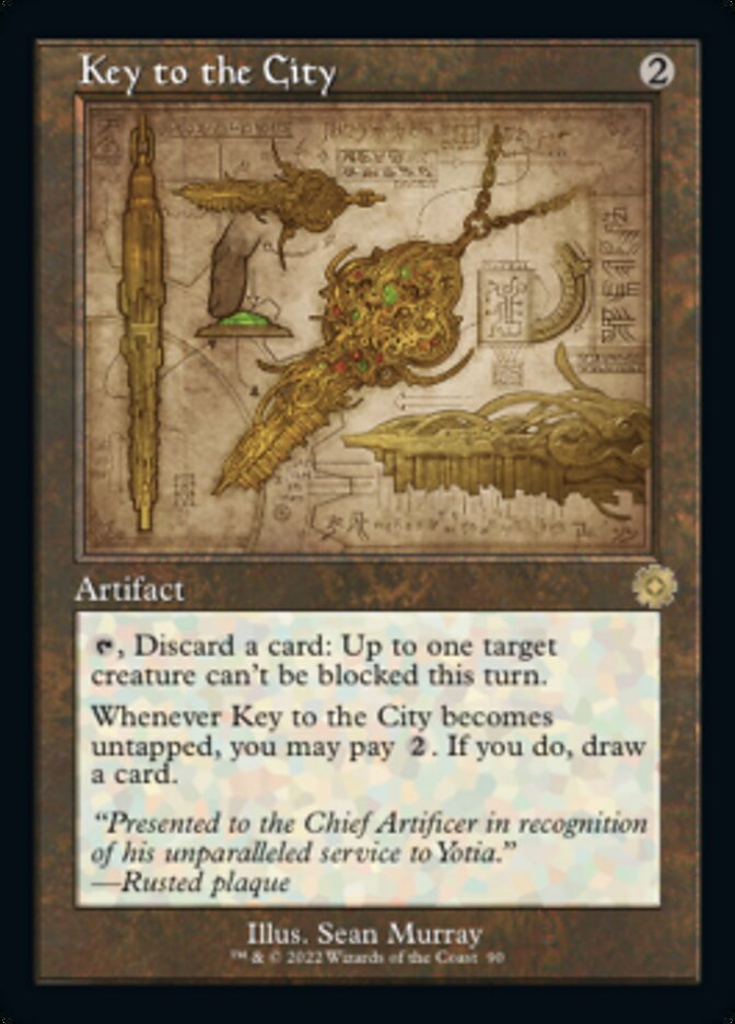 Key to the City (Retro Schematic) [The Brothers' War Retro Artifacts] | Exor Games Dartmouth