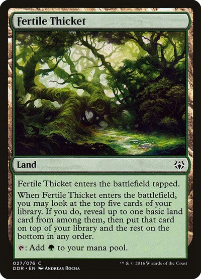 Fertile Thicket [Duel Decks: Nissa vs. Ob Nixilis] | Exor Games Dartmouth