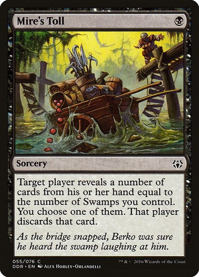 Mire's Toll [Duel Decks: Nissa vs. Ob Nixilis] | Exor Games Dartmouth