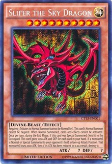 Slifer the Sky Dragon [CT13-EN001] Secret Rare | Exor Games Dartmouth