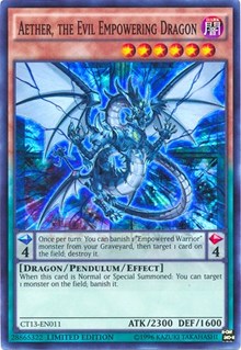 Aether, the Evil Empowering Dragon [CT13-EN011] Super Rare | Exor Games Dartmouth