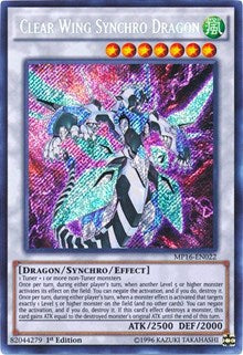 Clear Wing Synchro Dragon [MP16-EN022] Secret Rare | Exor Games Dartmouth