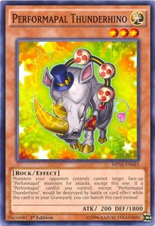 Performapal Thunderhino [MP16-EN045] Common | Exor Games Dartmouth