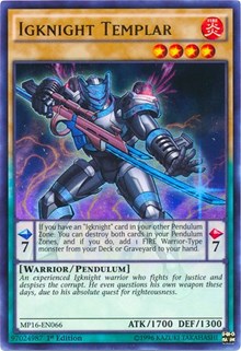 Igknight Templar [MP16-EN066] Ultra Rare | Exor Games Dartmouth