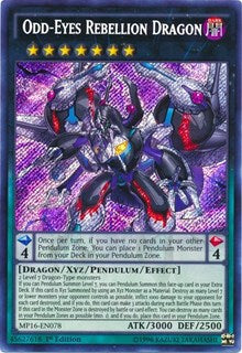 Odd-Eyes Rebellion Dragon [MP16-EN078] Secret Rare | Exor Games Dartmouth