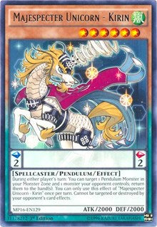 Majespecter Unicorn - Kirin [MP16-EN129] Rare | Exor Games Dartmouth