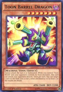 Toon Barrel Dragon [MP16-EN132] Rare | Exor Games Dartmouth