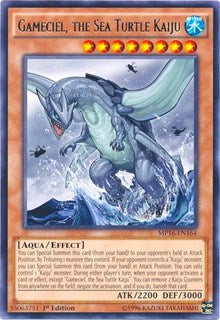 Gameciel, the Sea Turtle Kaiju [MP16-EN164] Rare | Exor Games Dartmouth