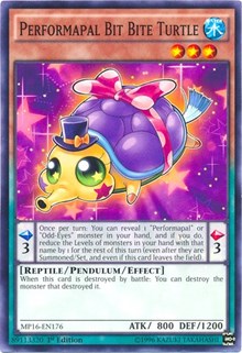 Performapal Bit Bite Turtle [MP16-EN176] Common | Exor Games Dartmouth