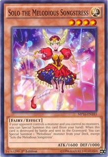 Solo the Melodious Songstress [MP16-EN183] Common | Exor Games Dartmouth