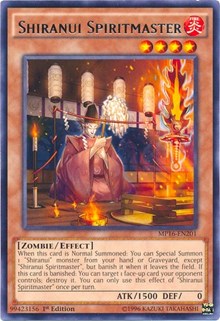Shiranui Spiritmaster [MP16-EN201] Rare | Exor Games Dartmouth