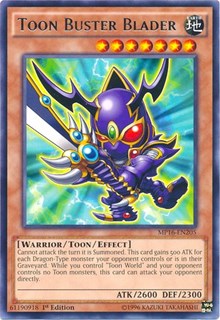 Toon Buster Blader [MP16-EN205] Rare | Exor Games Dartmouth