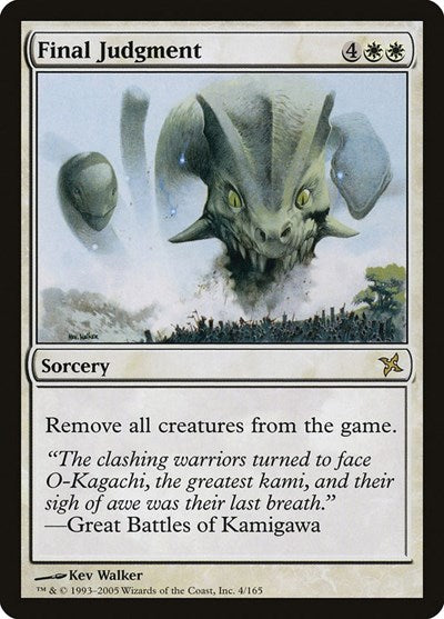 Final Judgment [Betrayers of Kamigawa] | Exor Games Dartmouth